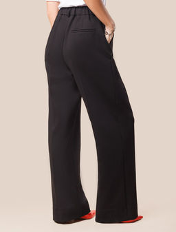 Брюки-палаццо на резинке сзади из джерси