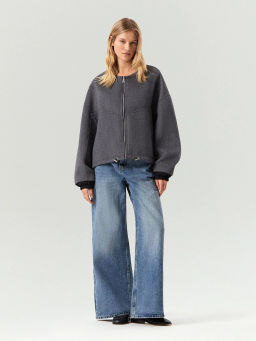 ЕМКА / Полупальто из шерсти с отстегивающимся капюшоном - Emka фото 2