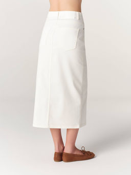 CONTE CON-929 Юбка джинсовая женская off white  фото 4