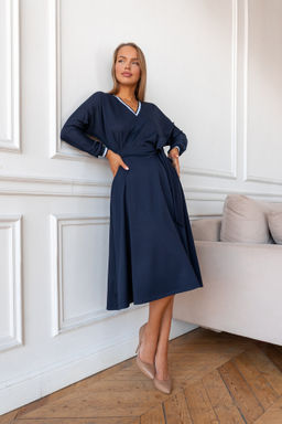 Платье Open Style 5595 синий