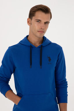 Erkek Mavi Basic Sweatshirt Sepette S_rpriz _ndirim - U.s. polo assn фото 2
