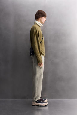 TEXTURED WOOL BLEND SWEATSHIRT - Zara фото 4