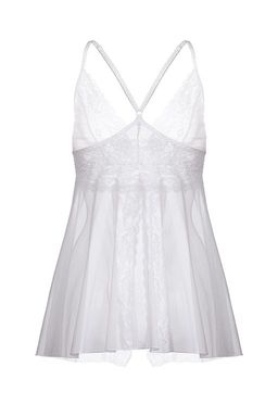 Комбинация бэби-долл с разрезом спереди Erolanta Nataliya, белый (42-44)  фото 9