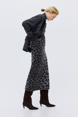 Falda en punto jacquard - H&m фото 5