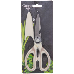 Цена за 2 шт. Ножницы кухонные 21см с орехоколом 395