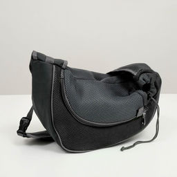 Сумка-переноска Слинг для животных, 37 х 20 см, чёрная - Пижон фото 7