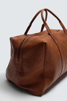 XL LIMITED EDITION LEATHER HANDBAG - Zara фото 3