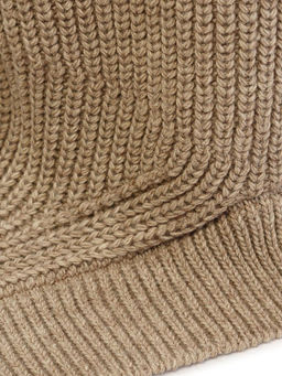 Шапка жен. шерсть+акр LB-BR55036 beige melange - Labbra фото 3