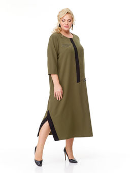 Платье Michel Chic 2073 оливковый фото 5