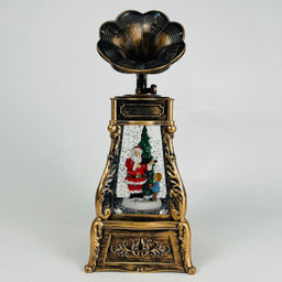 Новогодний декор Граммофон стекло 27 см в ассортименте (арт. K-15)