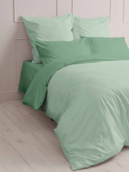 КПБ Мастерская снов Поплин 19180 серо-зеленый/Евро