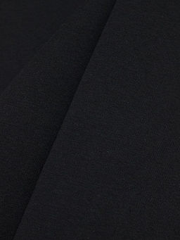 Футер 3-х нит. начес цв.Черный, ш.1.8м, Пенье, хлопок-65% п/э-35%, 350гр/м.кв - Купава фото 3