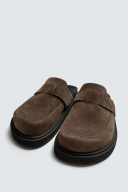 LEATHER CLOGS - Zara фото 12