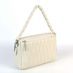 Женская кожаная сумка 2208 Милк - Cidirro фото 3