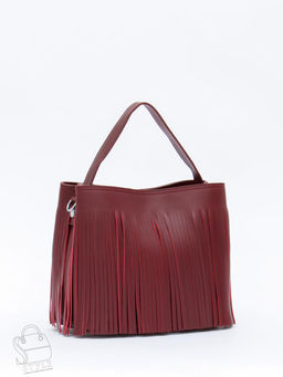 Сумка женская кожаная 2385-1Y d.wine red Polina&Eiterou  в Новосибирске