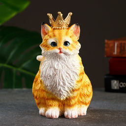 Фигурка полистоун «Кот Чарльз», рыжий, 13×10×16 см
