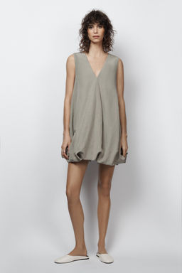 VESTIDO ABULLONADO ZW COLLECTION LIMITED EDITION / Gris - Zara фото 2