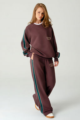 Арт. 2-543 Костюм женский с брюками 44-50 (4 шт) Цвет:коричневый - Калинка фото 20