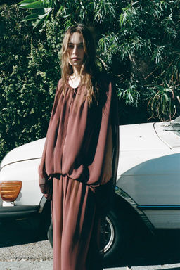 FLOWING MAXI DRESS - Zara фото 4