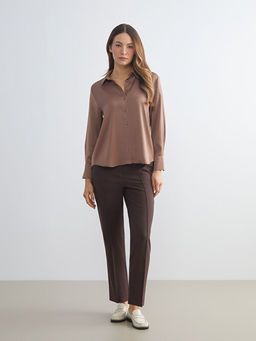 Oversize Saten Kad?n G?mlek