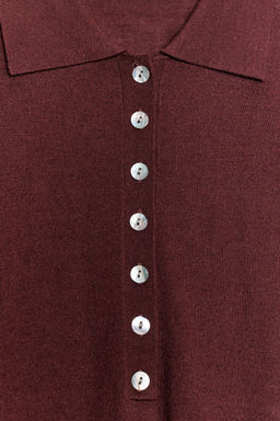 PLAIN KNIT POLO SHIRT - Zara фото 6