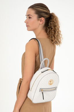 Женский белый рюкзак Неожиданная скидка в корзине