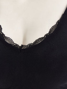 Balensiz Dolgusuz D?z Seamless Sporcu S?tyen
