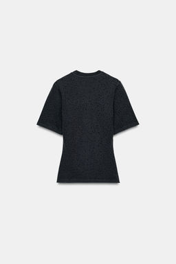 SHINY SHORT SLEEVE T-SHIRT - Zara фото 7