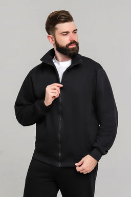 Арт. 65301 Толстовка мужская 50-58 (5 шт) Цвет:черный