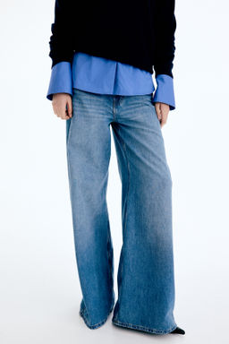 Wide High Waist Jeans - H&m фото 4