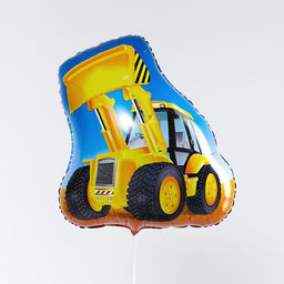 Цена за 5 шт. Воздушный шар фольгированный 26" «Экскаватор»