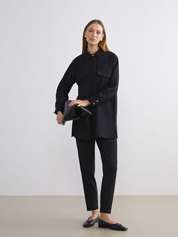 Oversize Kadife Kad?n G?mlek Tunik