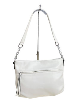 Женская сумка из искусственной кожи, цвет белый
