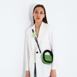 Сумка-клатч на магните, длинный ремень, цвет зелёный - Simaland фото 6