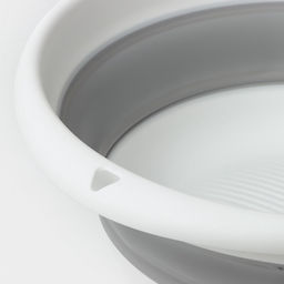 Таз складной «Флекс», 10 л, 39.5×40×5.5 см, смоки