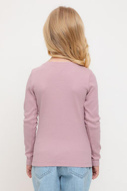КР 302673/розовый лед джемпер (лонгслив) для дев