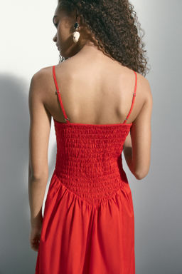 Vestido nido de abeja con vuelo - H&m фото 4