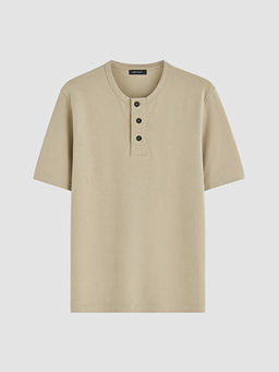 Henley Yaka Erkek Ti??rt