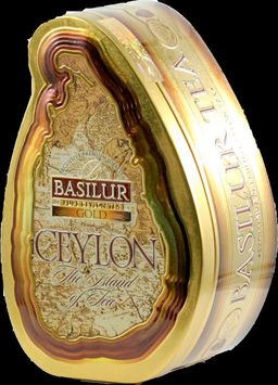 BASILUR. Чайный остров. Gold 100 гр. жест.банка