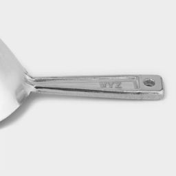 Совок для сыпучих продуктов, h=24.5 см, алюминий, серебристый