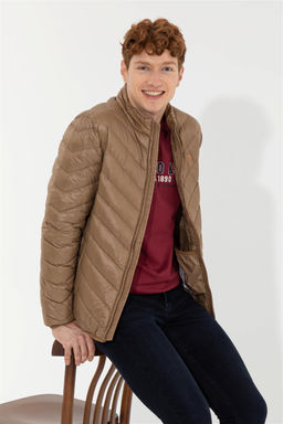 Мужское пальто светло-коричневого цвета Неожиданная скидка в корзине - U.s. polo assn фото 3