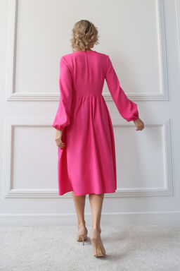 Платье с лифом на запах - Looklikecat фото 4