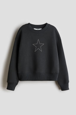 Sudadera con motivo decorativo