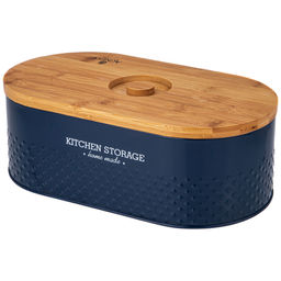 ХЛЕБНИЦА AGNESS 33,8Х18Х12СМ DARK BLUE  фото 3