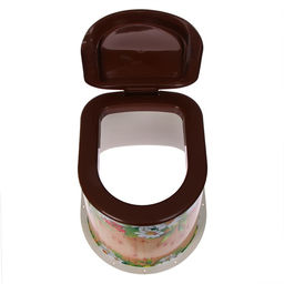 Туалет дачный, h=36 см, без дна, с отверстиями для крепления к полу, МИКС