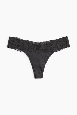 Pack 3 bragas Thong de encaje - H&m фото 6