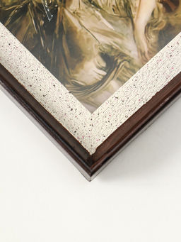 Фоторамка для фото 13×18 см «Классика», полистоун под дерево, 21.5×16.5×2.5 см