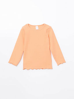 Bisiklet Yaka Basic K?z ?ocuk Pijama ?st