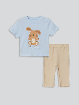 Erkek Bebek Ti??rt ve E?ofman Alt? 2li Tak?m