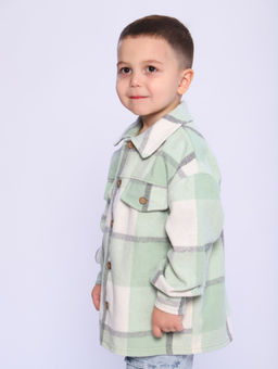 РБ012 Рубашка "Бавария" 3 (фисташковый; белый)